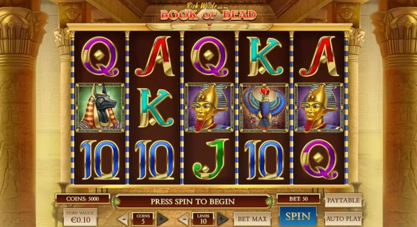 Book of Dead slot TopBet