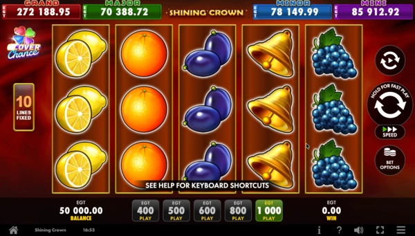 Shining Crown slot TopBet